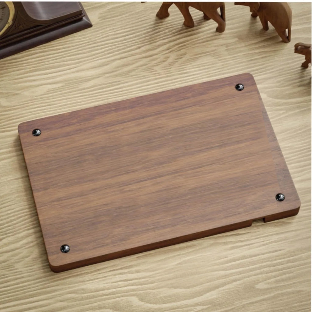 Wooden Office Desktop Storage Box 