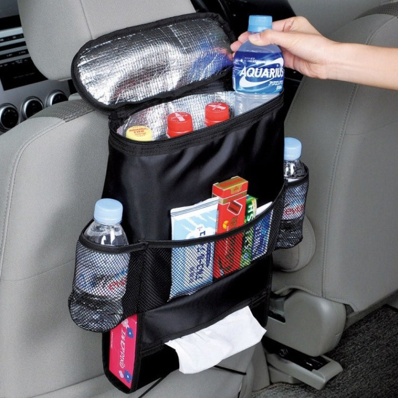 Rear seat storage bag