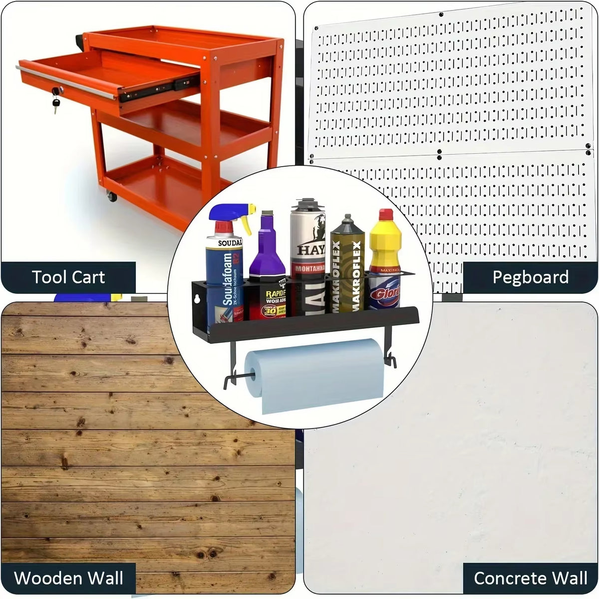 Wall Hanging Bottle Storage Rack