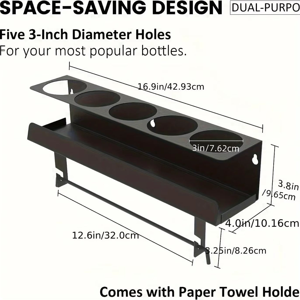 Wall Hanging Bottle Storage Rack