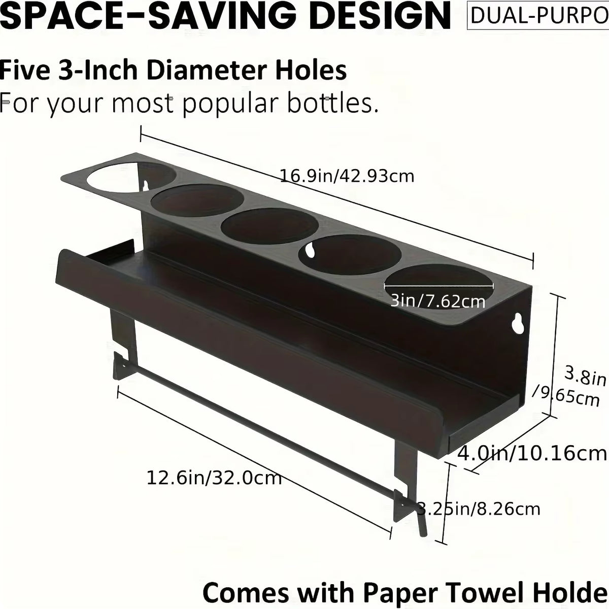 Wall Hanging Bottle Storage Rack