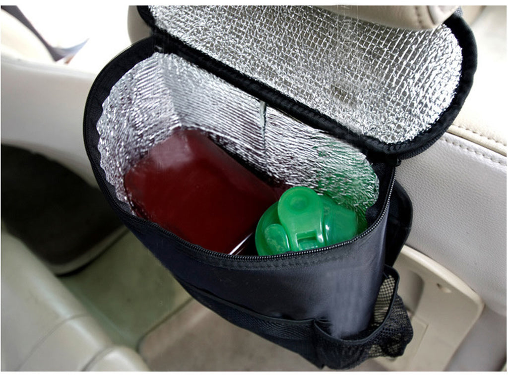 Rear seat storage bag