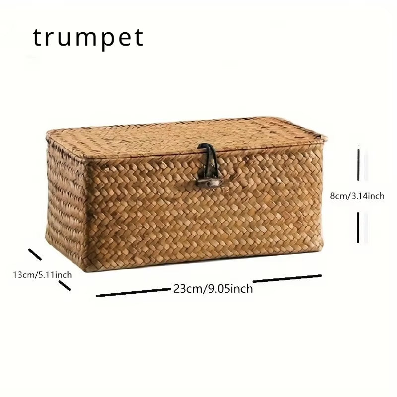 Straw Woven Vintage Storage Basket