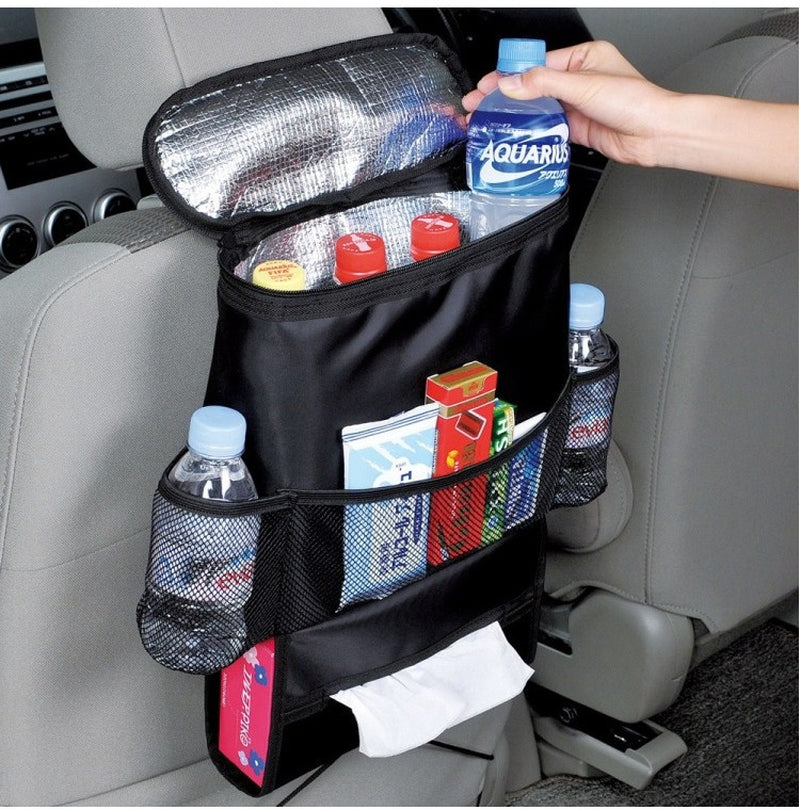 Rear seat storage bag