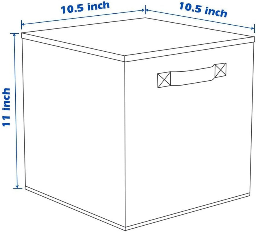 Storage Bins, Foldable Fabric Storage Cubes