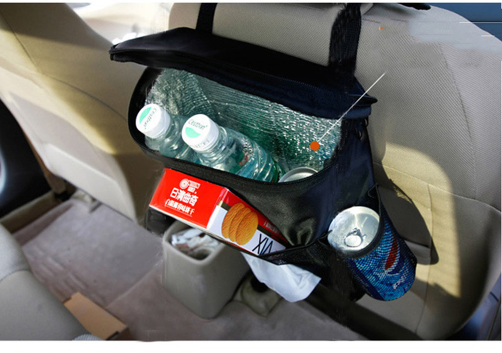 Rear seat storage bag